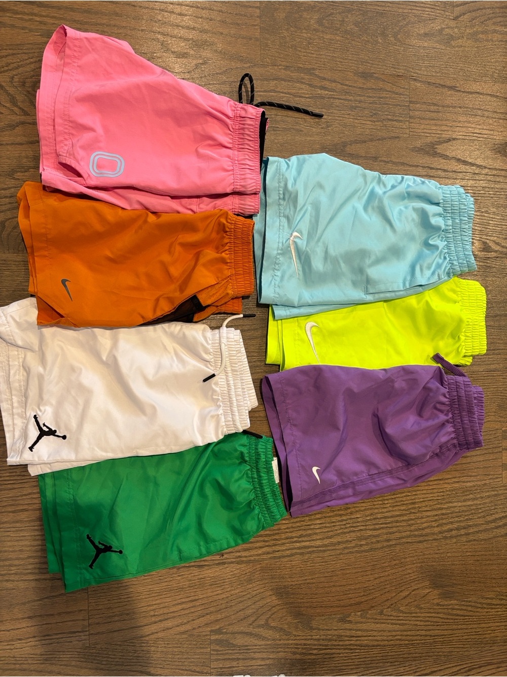 Mixed Color Kids Athletic Shorts - Nike & Jordan Styles